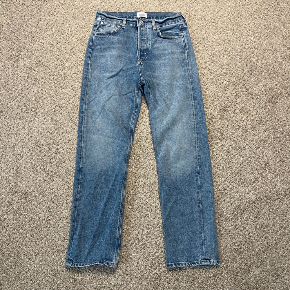 Citizens Of Humanity Women's Jeans Blaine Premium Vintage Straight Denim 27 Blue